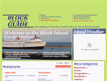 Tablet Screenshot of blockislandguide.com